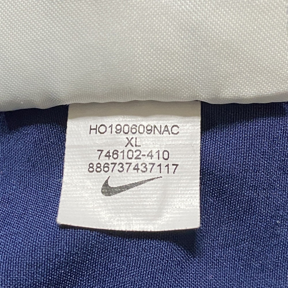 Nike Dri-Fit Crown Automotive Men's Sweatshirt Size XL Blue Long Sleeve 746102 - Picture 8 of 12